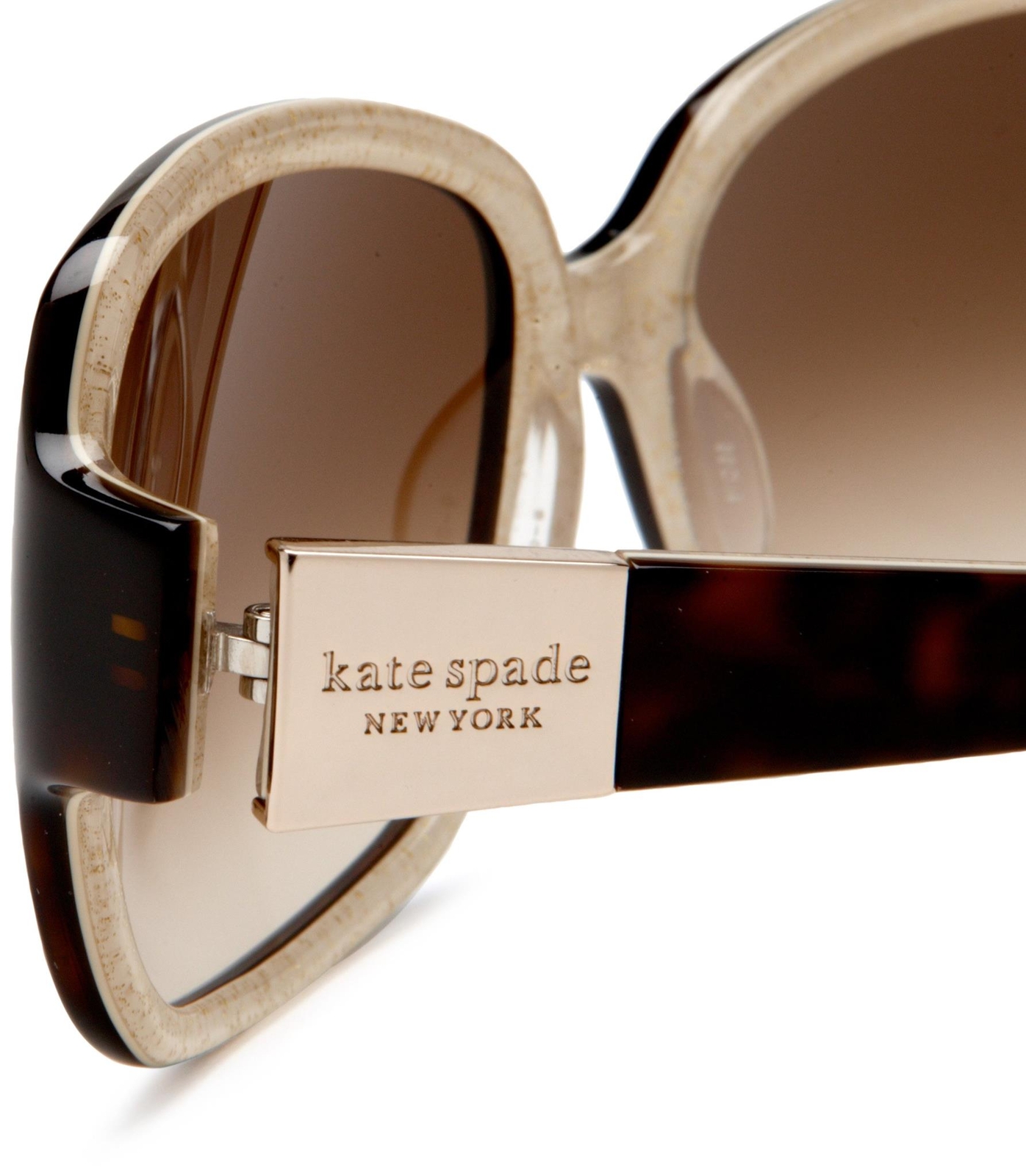 Kate Spade Women’s Lulu Tortoise Havana/Brown Gradient Lens Rectangle Sunglasses