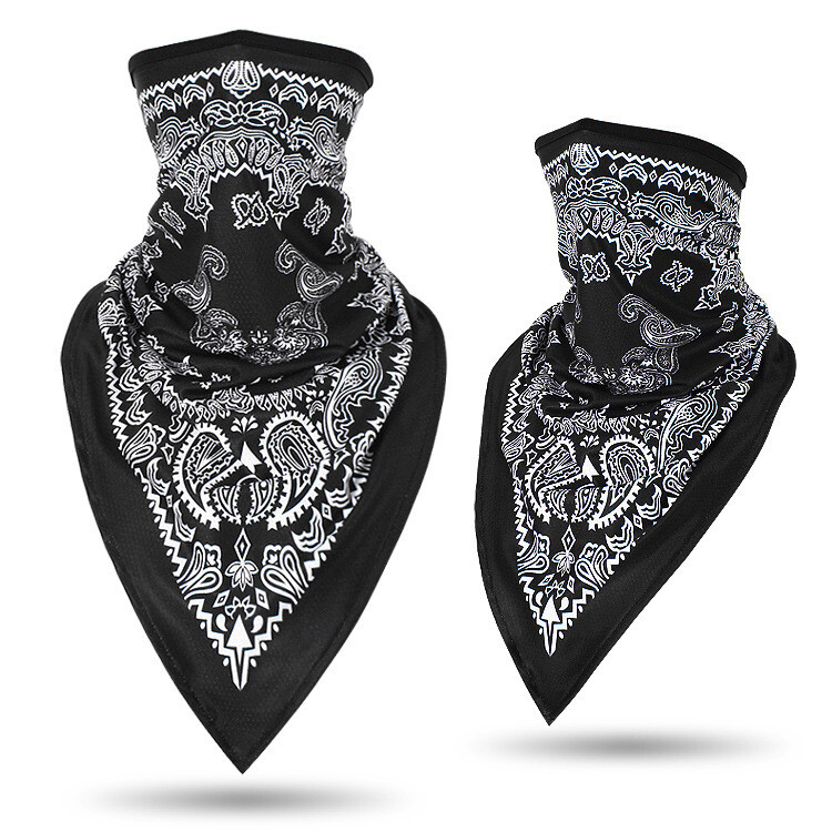 Balaclava Running Face Mask Outdoor Sports Neck Gaiter Bandana Triangle Scarf