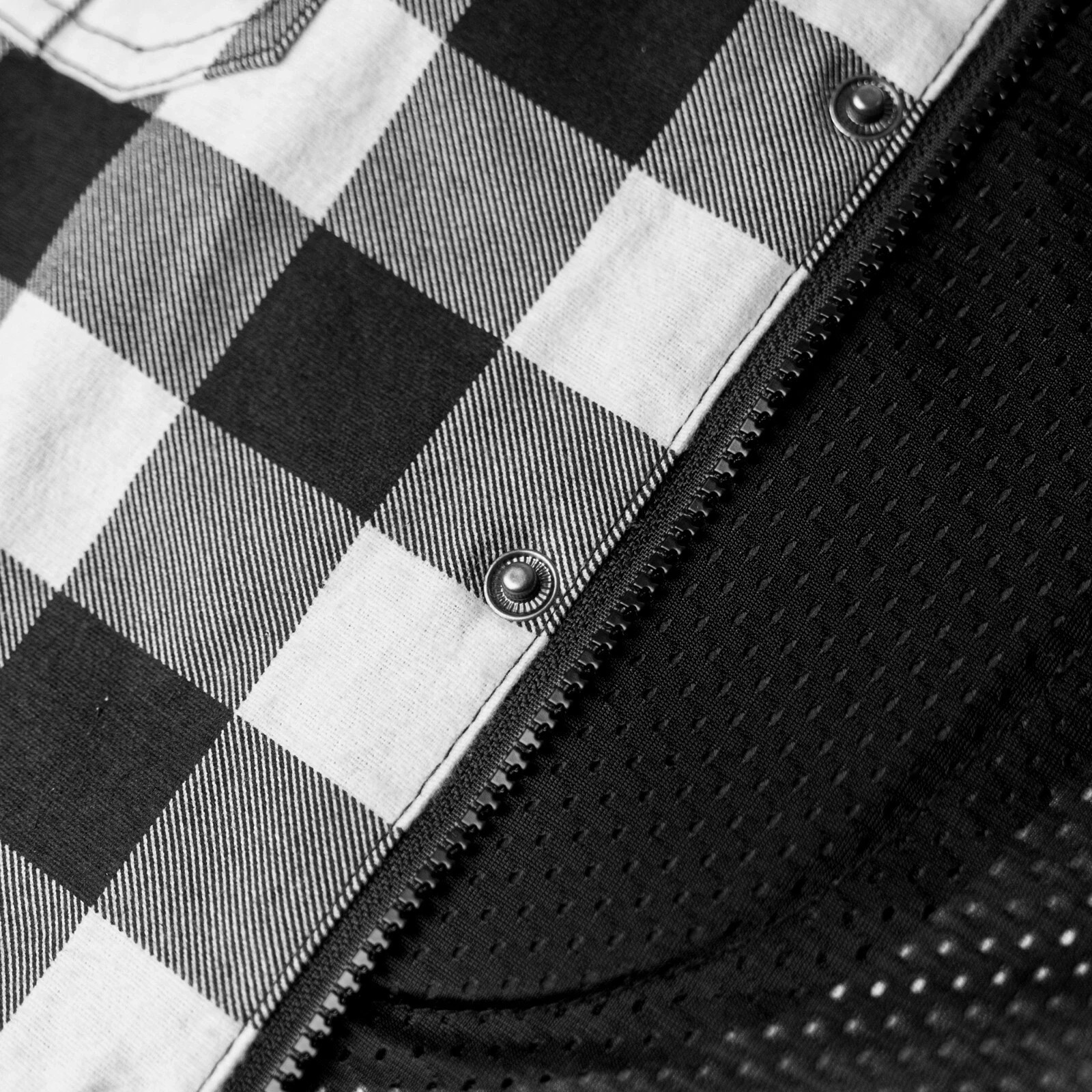 Mens Motorbike Flannel Shirt Made With Kevlar CE Armour