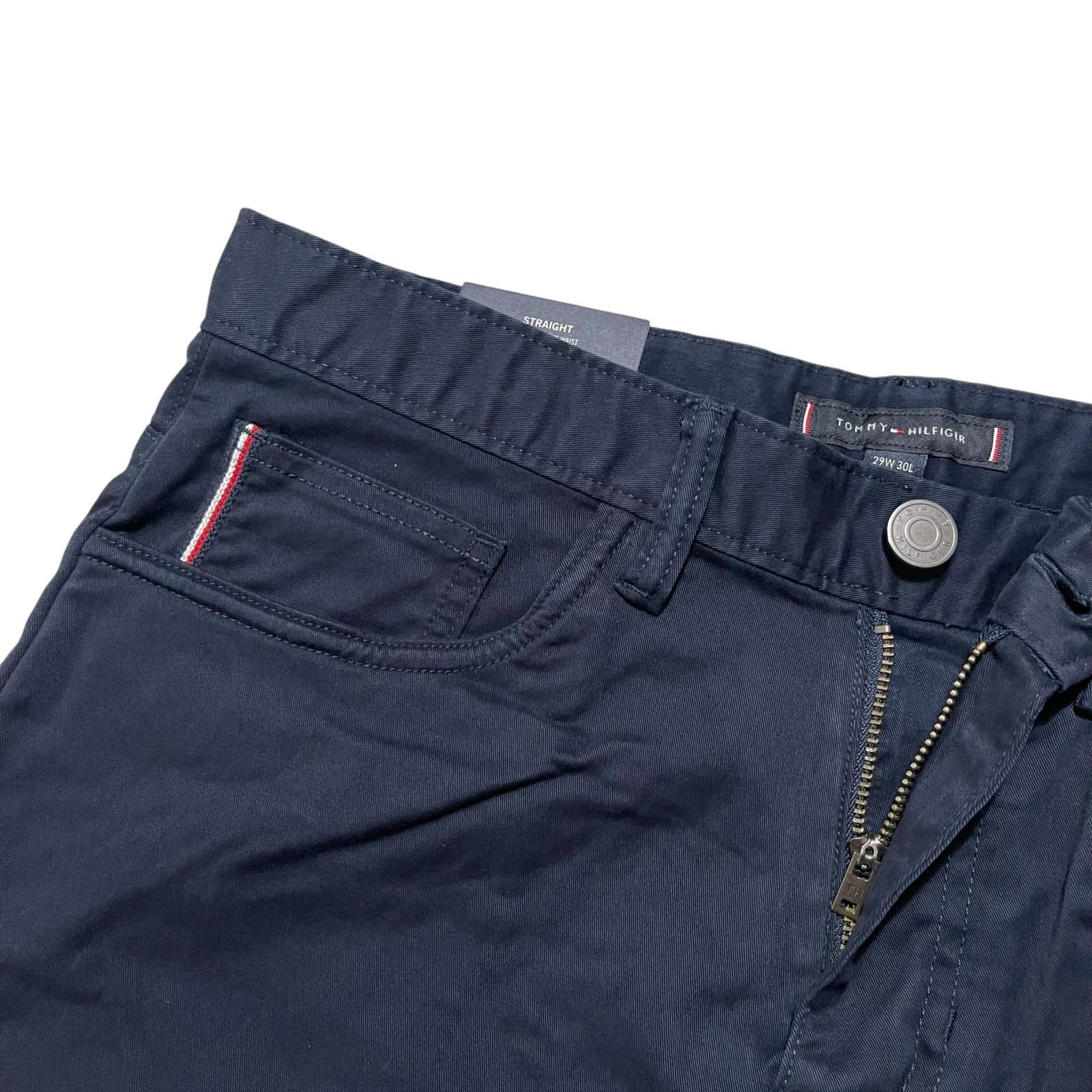 NWT Tommy Hilfiger Men’s Stretch Twill Straight Fit Pants Slimmer Hip and Thing