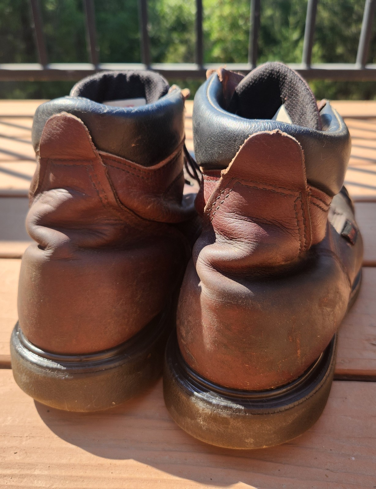 Red Wing Mens Safety Steel Toe Leather Work Boots Size 12D 6″ Supersole 2.0 2406