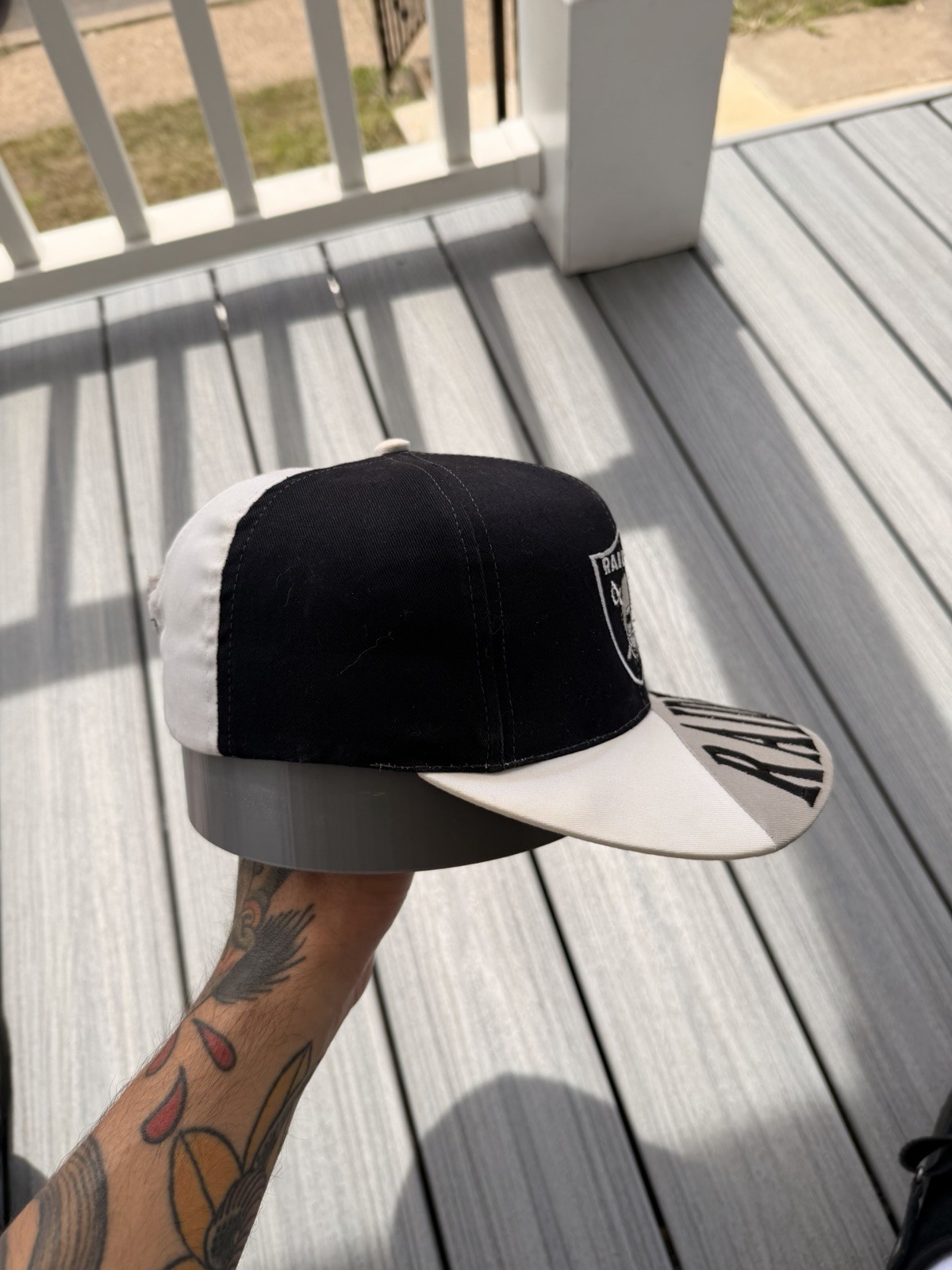 Raiders Drew Pearson Swirl SnapBack