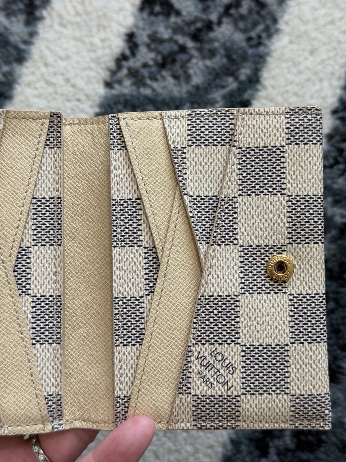 Louis Vuitton Damier Azur Portfolio compact Wallet