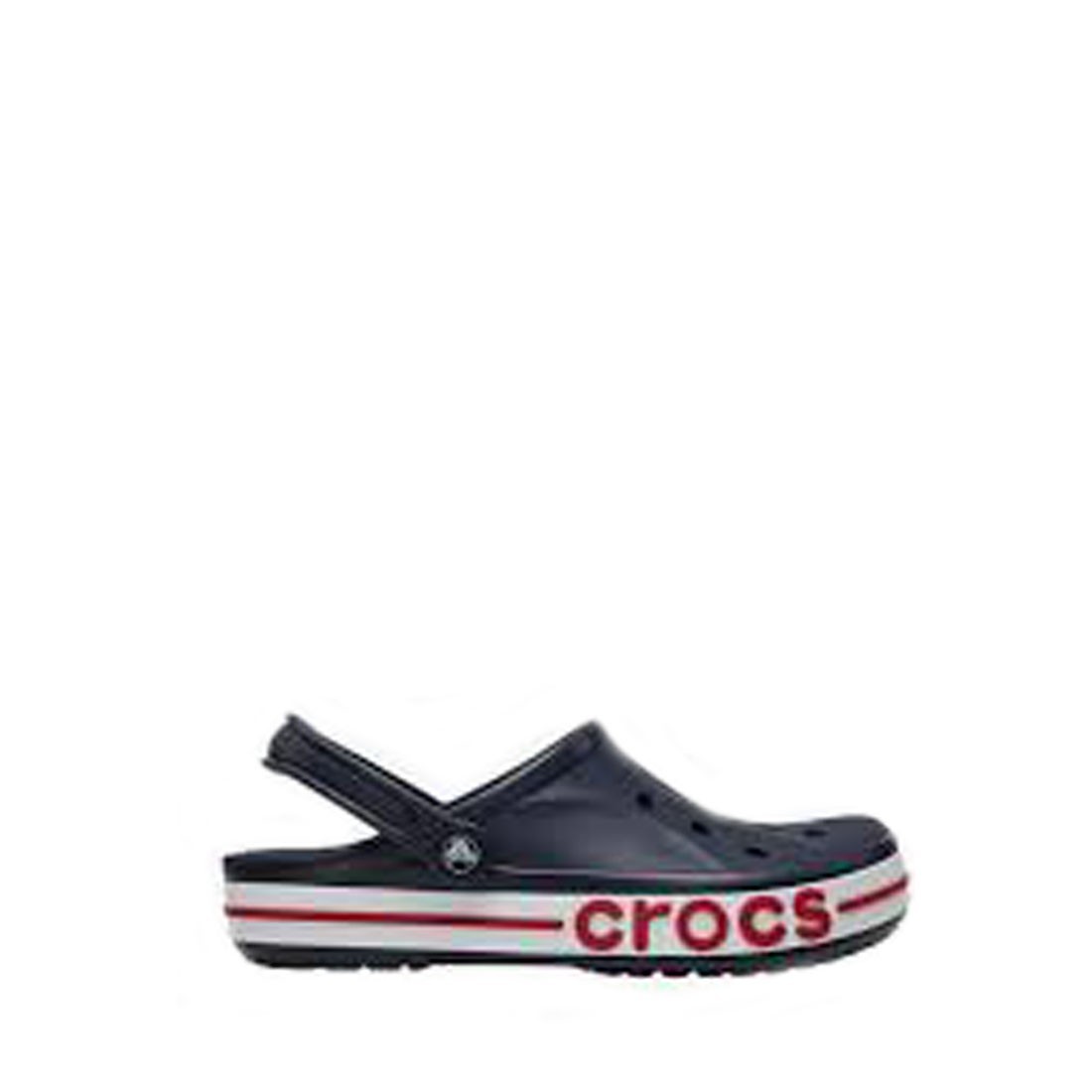 Crocs Bayaband Clog 205089-4CC Navy/Pepper Men Slip-On Paisley Band NWT