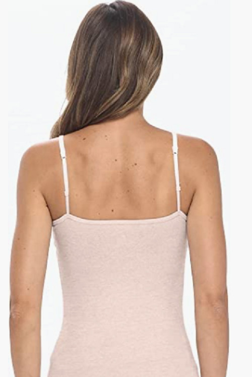 Women’s Camisole Tank Top-Breathable Cotton Stretch Soft with Scoop neckline