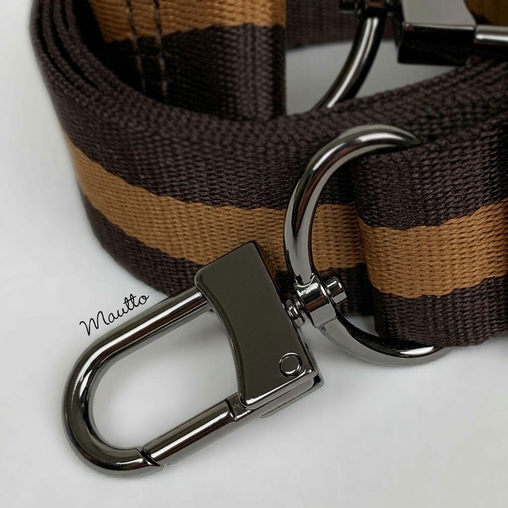 Dark Brown & Golden Honey Strap for LV Purses/Bags – Adjustable Crossbody Length