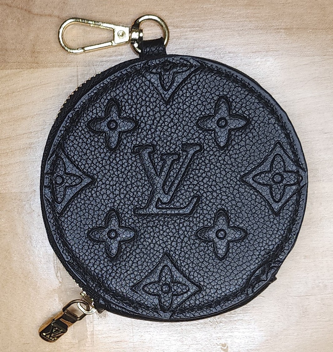 Louis Vuitton Multi Pochette Shoulder Bag Black Leather