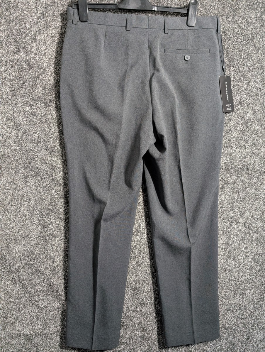 Taylor & Wright Mens Trousers 34in Waist 29in Leg Grey Regular Fit Polyester