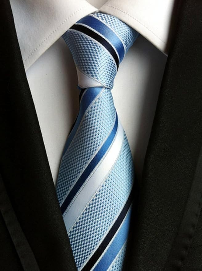 6PCS Men’s Silk Ties – Classic Woven Jacquard Necktie Set for Business