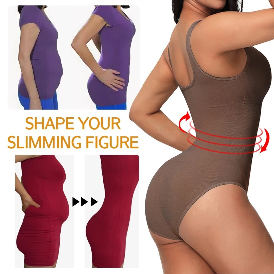 Women Slimming Bodysuits Shapewear Tummy Control Compression Full Body Shaper US