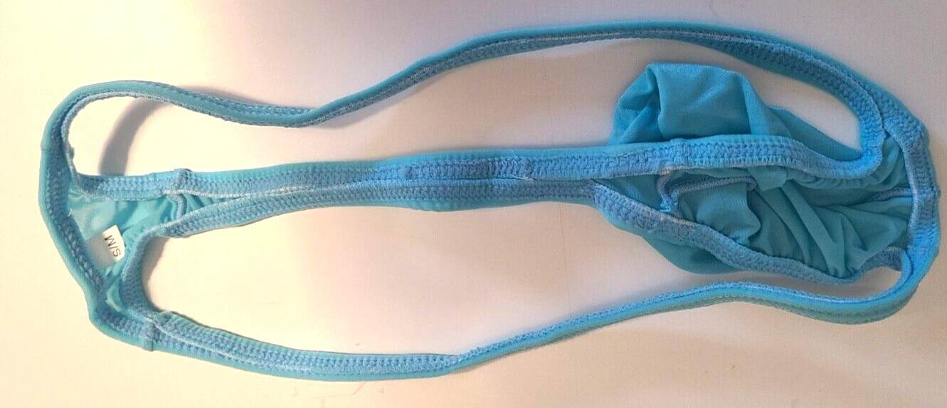 USA SELLER SEXY MENS K403 GRAPE SMUGGLERS MICRO (S/M 28-34) THONG-LITE BLUE
