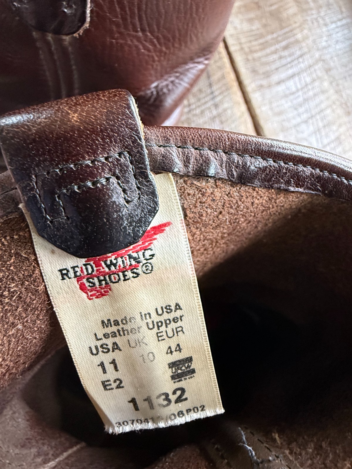 Red Wing Pecos 4470 Brown Leather Steel Toe Boots Men’s Size 11 EE Pull On Shoes