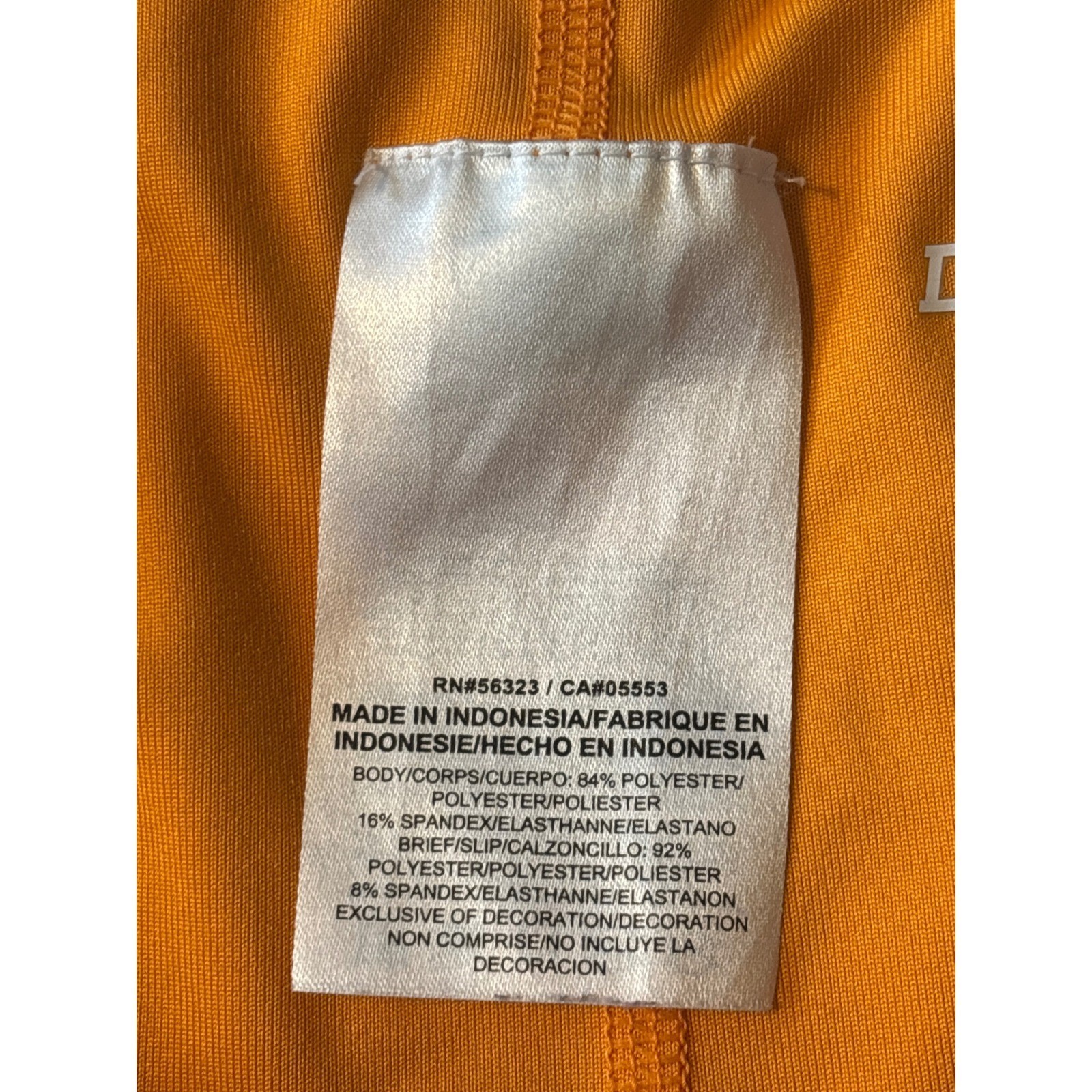 Nike Mens Dri-FIT Running Shorts Charcoal Grey Orange XL Just Do It Waistband