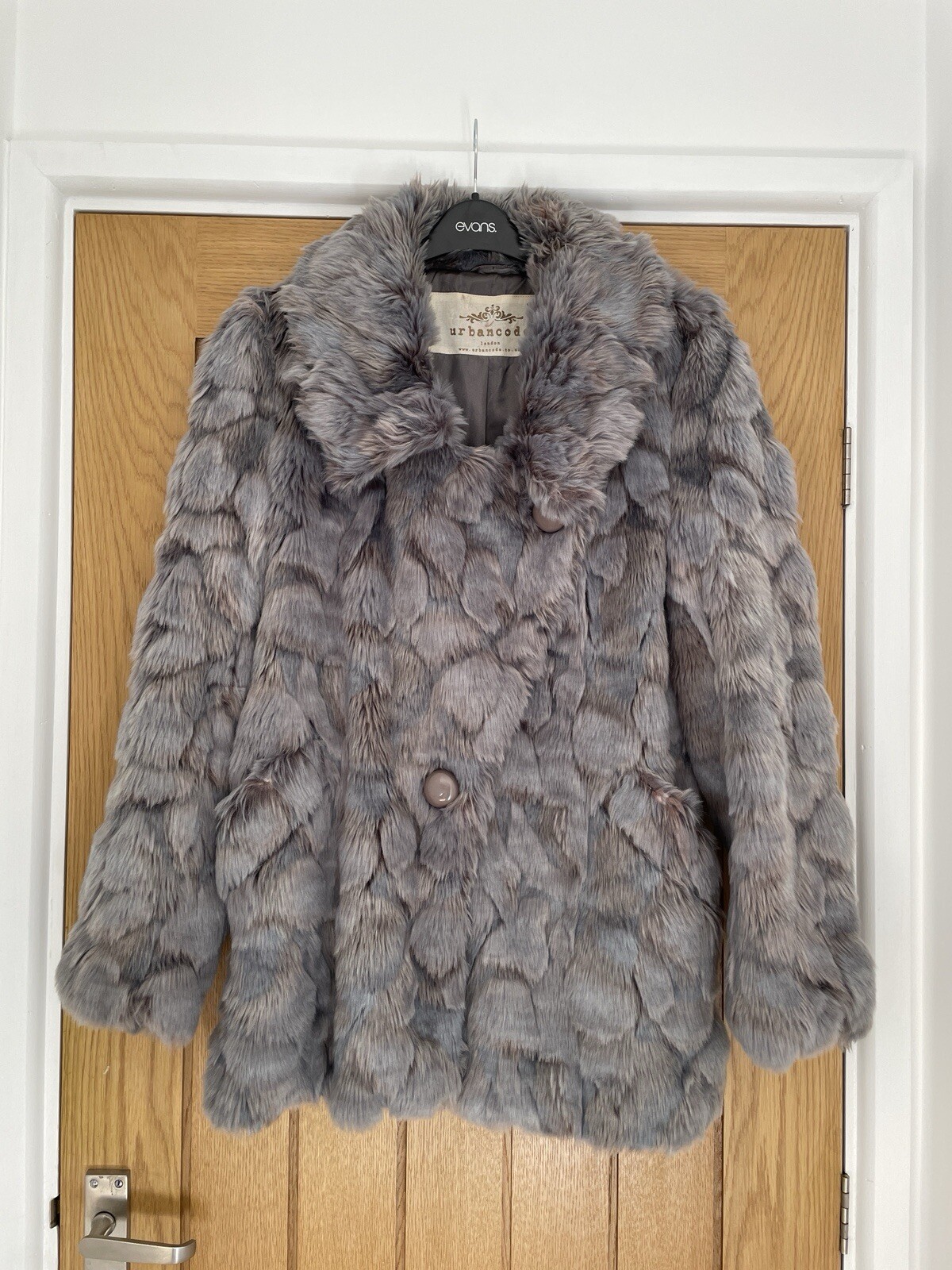 Urbancode Faux Fur Coat Size 12 (Returns Accepted)