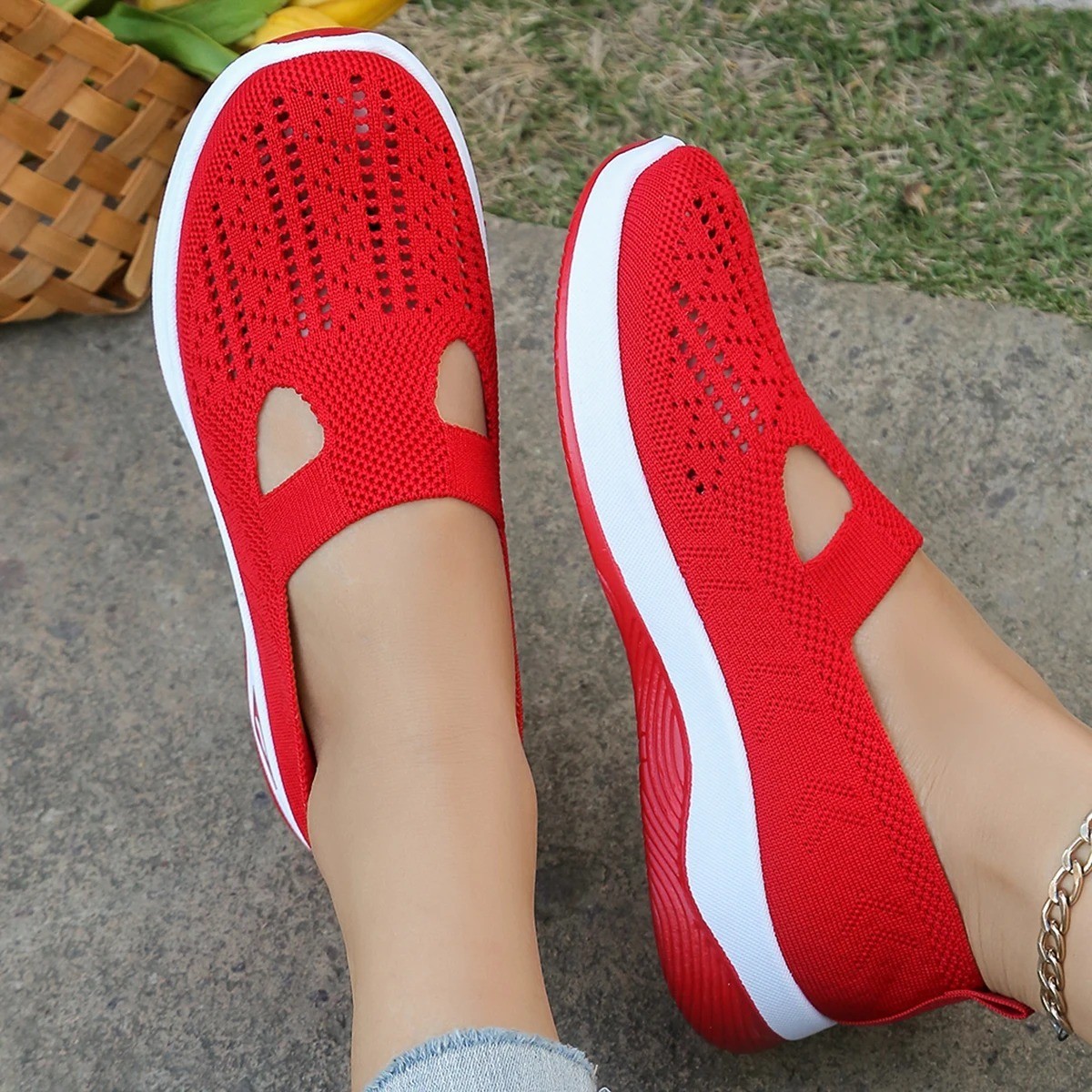 Women’S Casual Shoes Breathable Comfortable Orthopedic Shoes Non Slip Sneakers f
