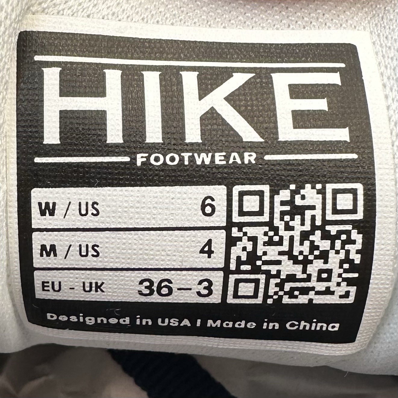 Hike Footwear HF Stride Sneaker Barefoot Blue White Lace Up EU 36 Men 4 Women 6