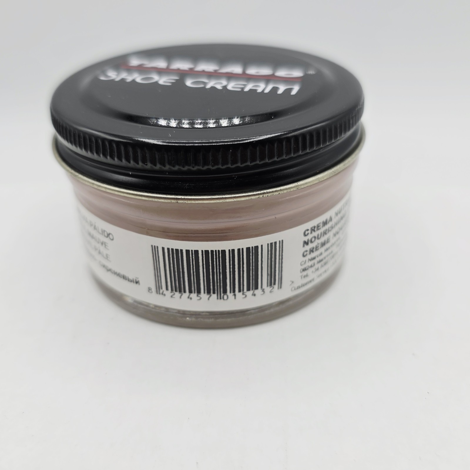 Tarrago Shoe Polish # 43 Pale Mauve Cream Leather Protector 1.76 oz. 50ml Boot