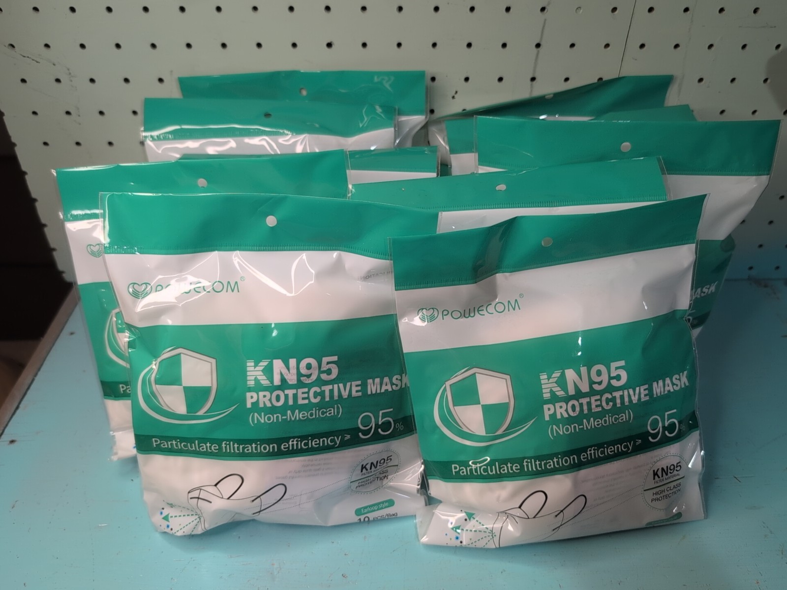 KN95 Protective Mask Earloop Style 10 Pcs Per Bag – Lot Of 10 Bags 100 total