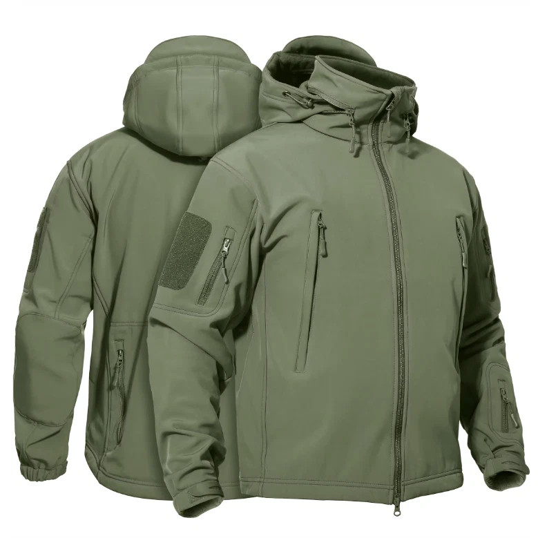 Mens Tactical Jacket Military Waterproof Coat Soft Shell Work Windbreaker Jacket