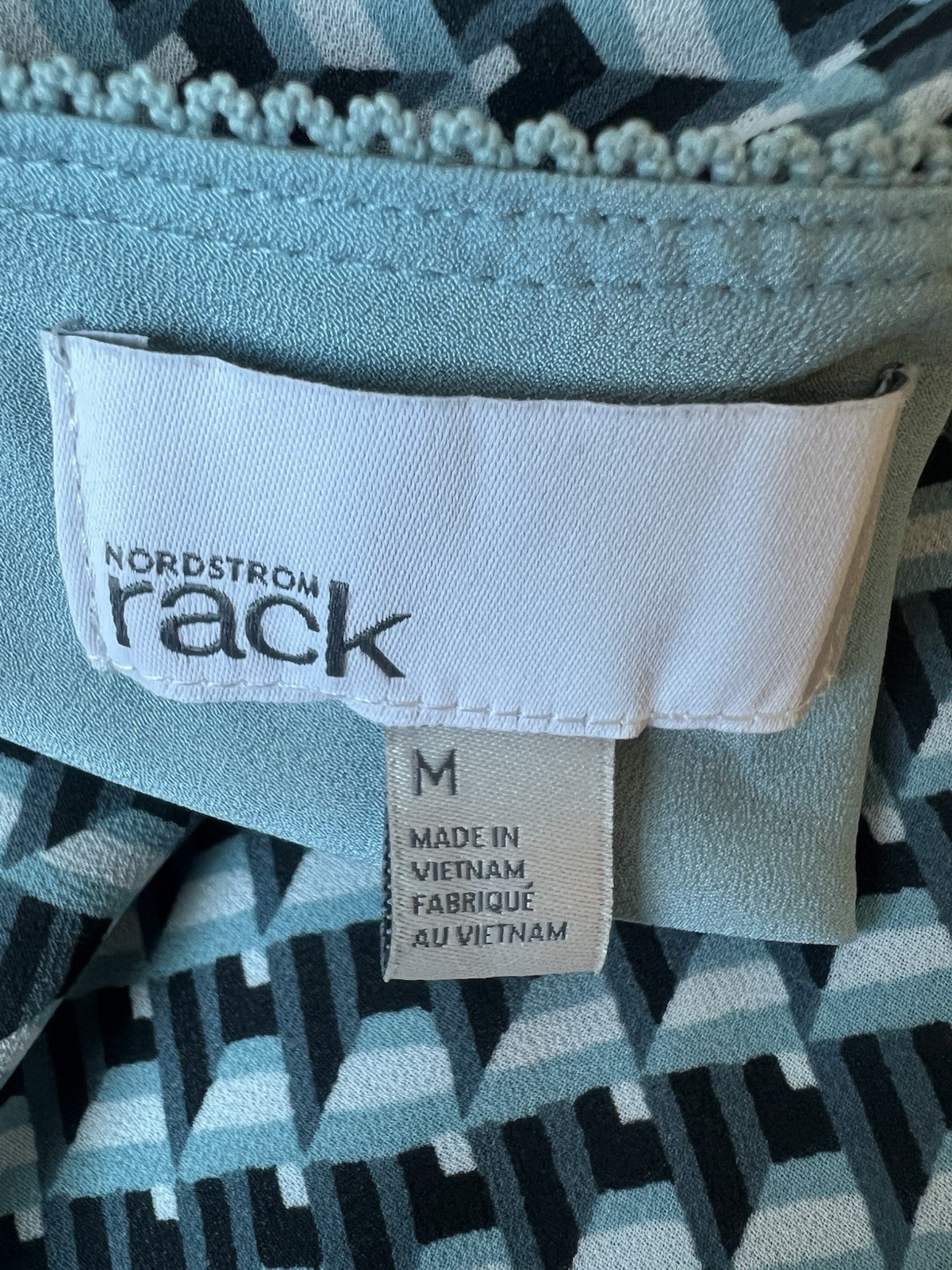 Nordstrom Rack Women’s Medium Geometric Print Midi A-Line Skirt, fully lined