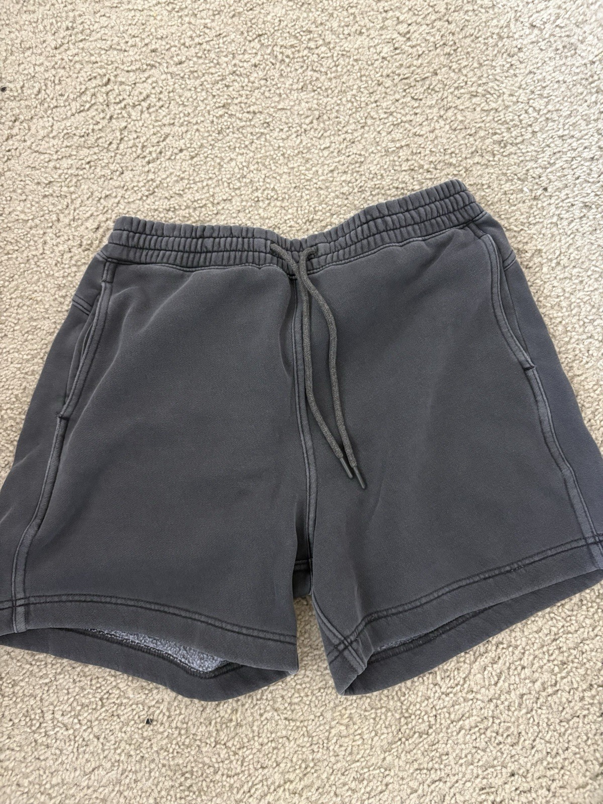 Abercrombie & Fitch Soft A&F Fleece Sweat Shorts Men’s Medium Gray Relaxed Fit M
