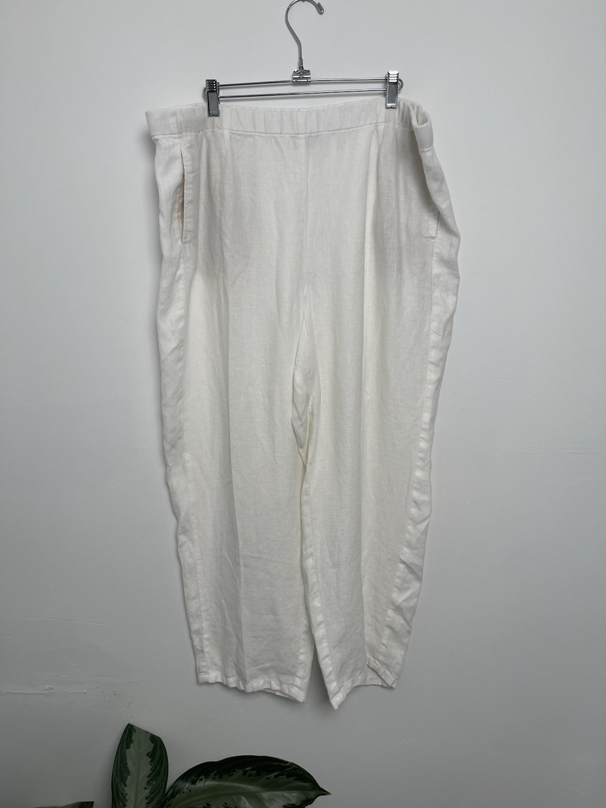 SEE DESCRIPTION J.Jill Love Linen Pants Women’s XL TALL Cropped Minimal Cottage