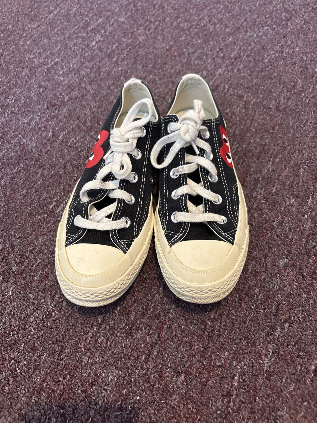 Converse All Star x Comme des Garcons Sneakers Men 4/Women 6 Low Chuck Taylors