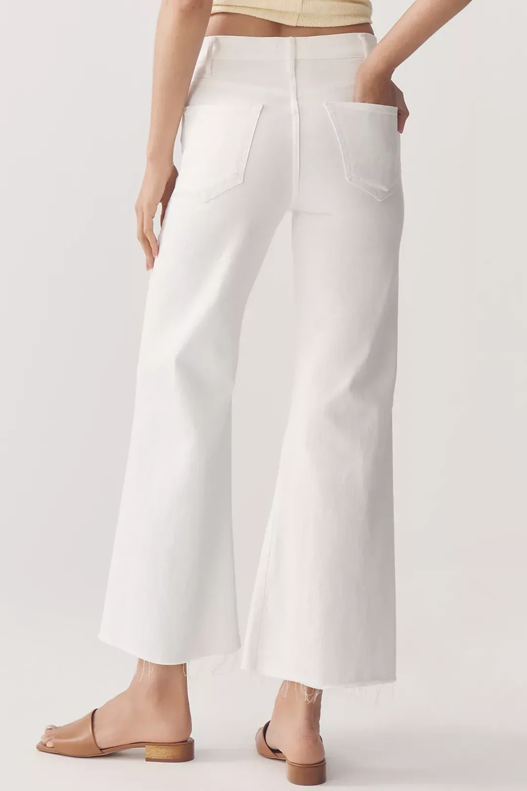Anthropologie MOTHER The Hustler Roller High-Rise Ankle Jeans