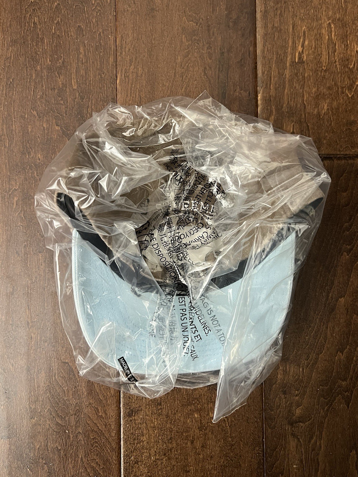 Supreme FW25 Pigment Coated 2 Tone S Logo 6 Panel Cap Hat Brown One Size IN HAND