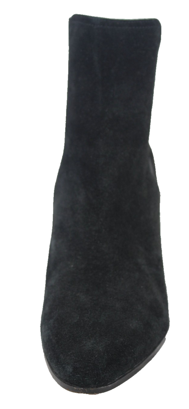 BALLY Black Suede THERESIA Almond Toe Chelsea Ankle Boots 41