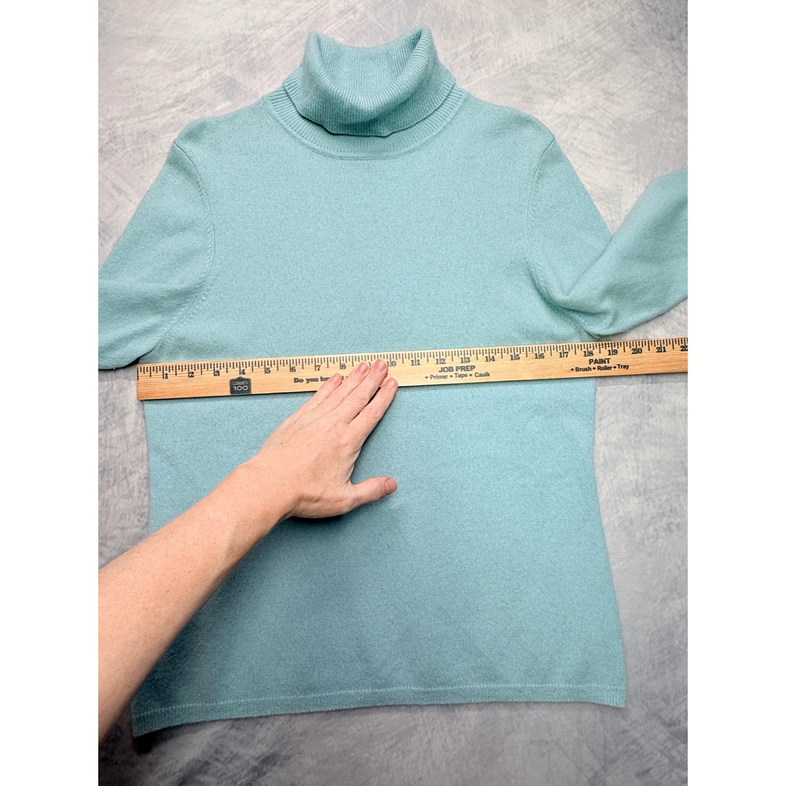 Charter Club Womens sz XL Cashmere Turtleneck Sweater quiet luxury minimalist