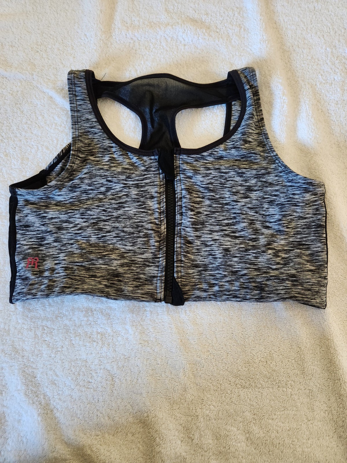 Ruby Ribbon Zip Front Sport Demiette Shadow Size 38 New