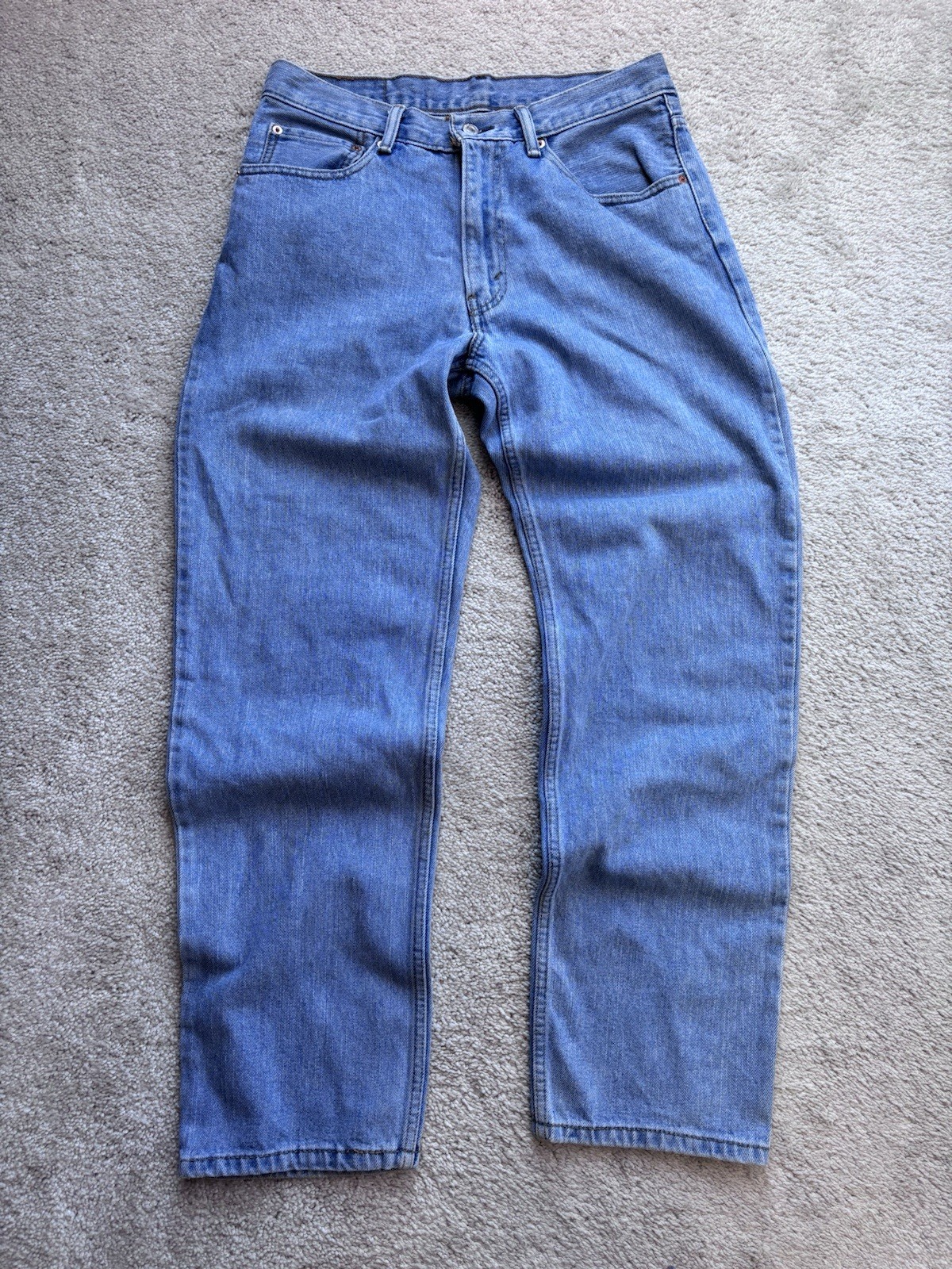 2008 Levi’s 550 Men’s Light Wash Denim Blue Jeans 33×32