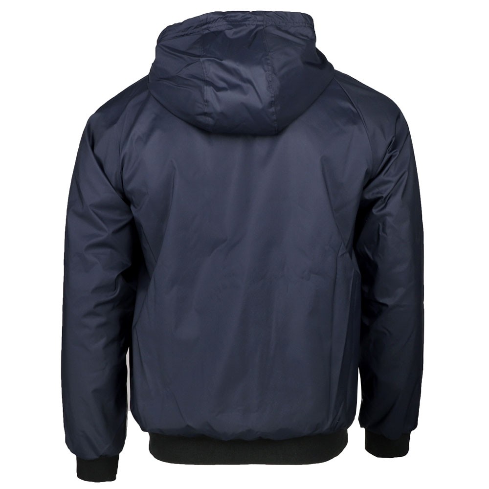 adidas Balance Full Zip Reversible Jacket Mens Blue Casual Athletic Outerwear HS