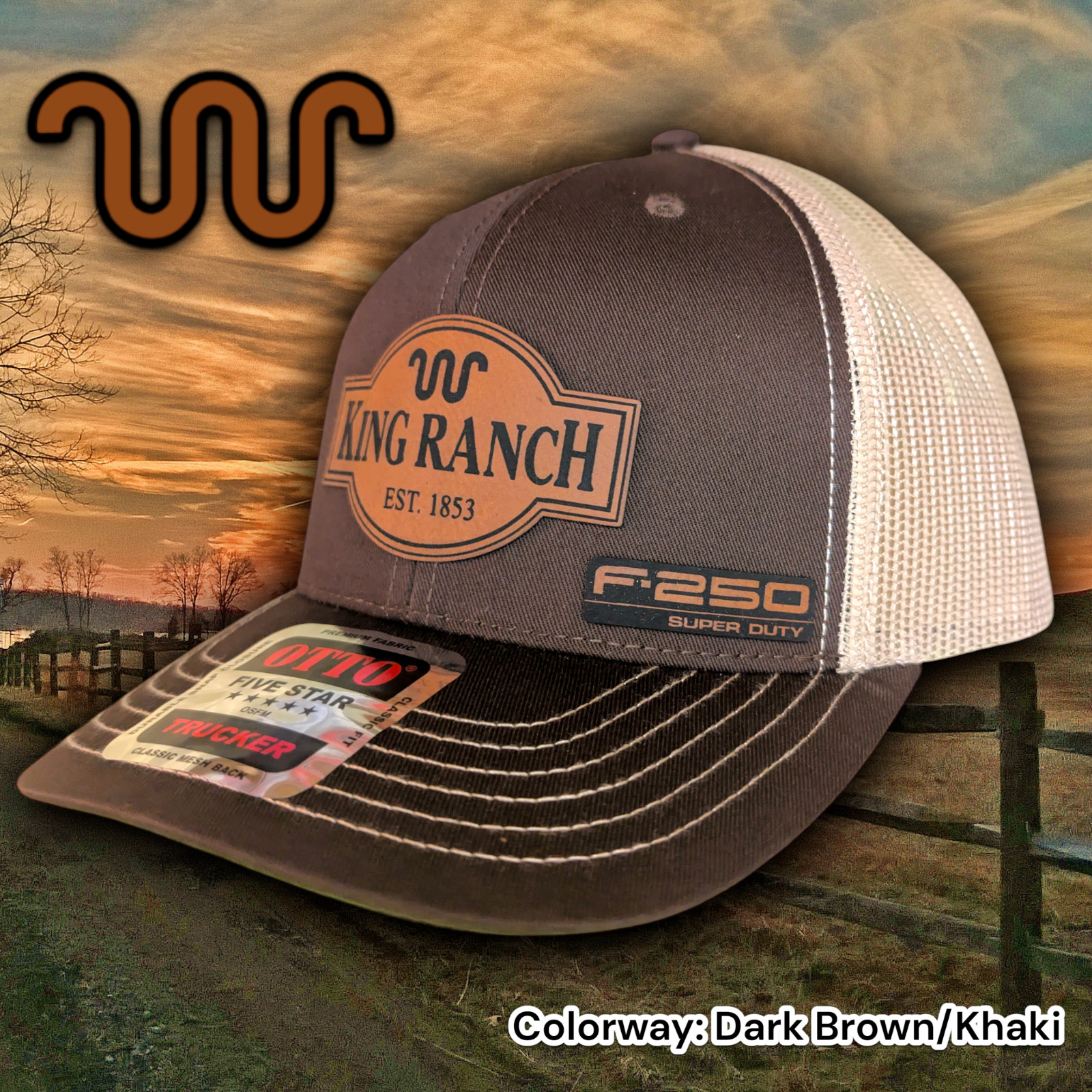 Trucker Hat Baseball Cap Customized Ford King Ranch F150 F250 F350 NEW