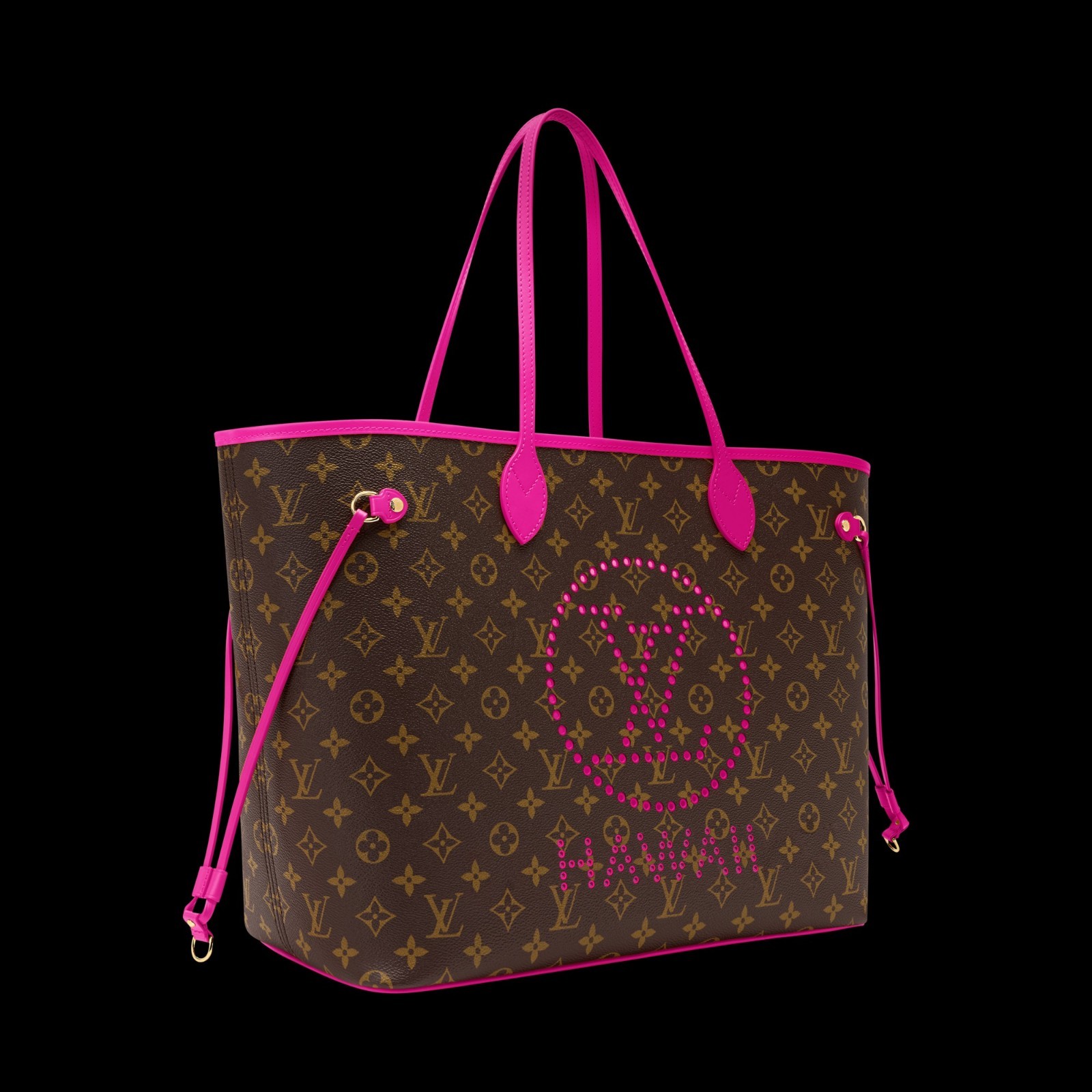 Louis Vuitton Hawaii Neverfull GM Monogram Hot Pink Shoulder Bag Tote LTD Maui