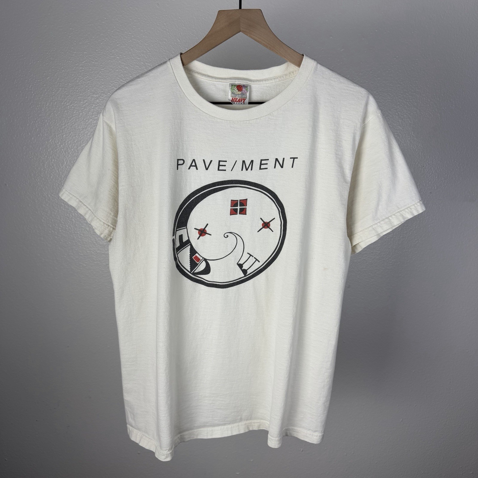 Vintage 90’s Pavement Diagram T Shirt Green Indie Rock Band Tour Size Large