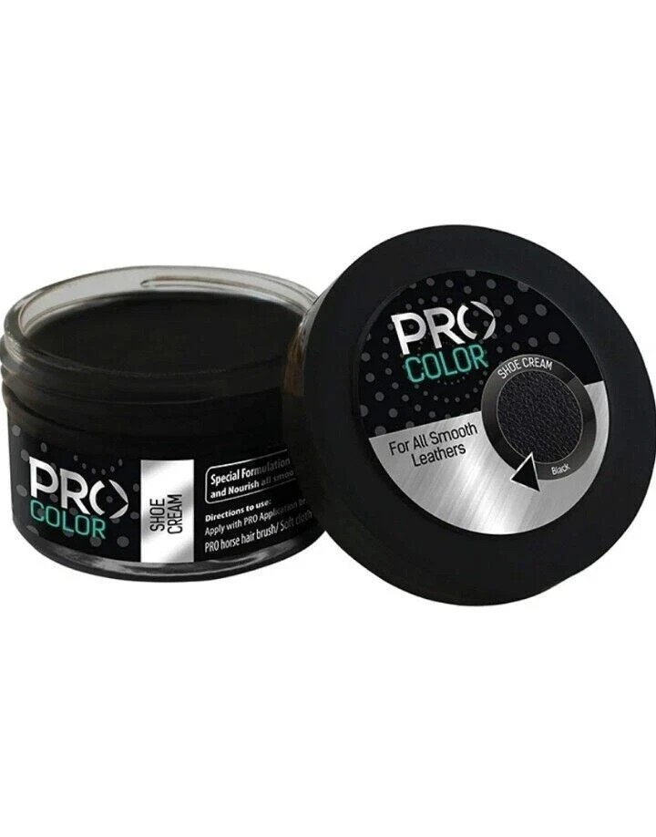 PRO SHOE CREAM SHOE POLISH, leather shoe polish, 50ml, shoe cream, bees Wax