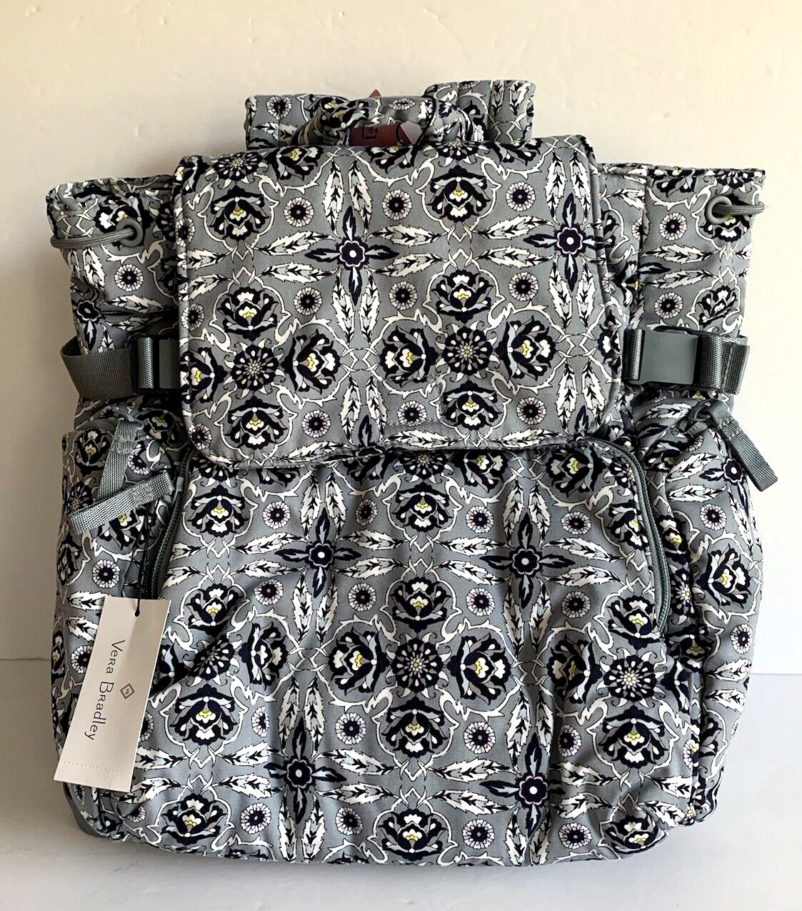 Vera Bradley NEW with Tags Plaza Tile Utility Backpack