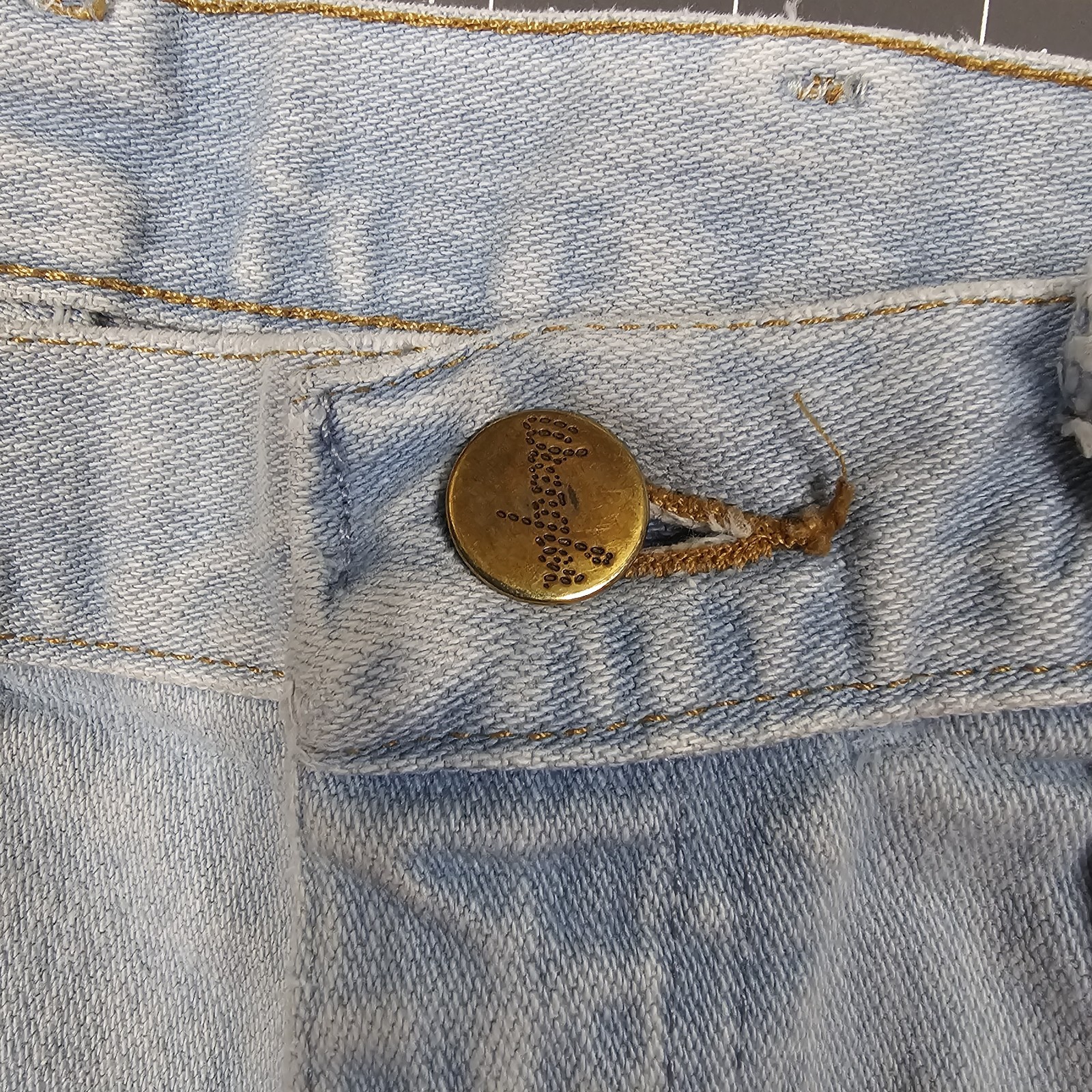 Wrangler 936GBH Jeans 31×30 Grunge Light Wash Western Cowboy Rodeo Bootcut