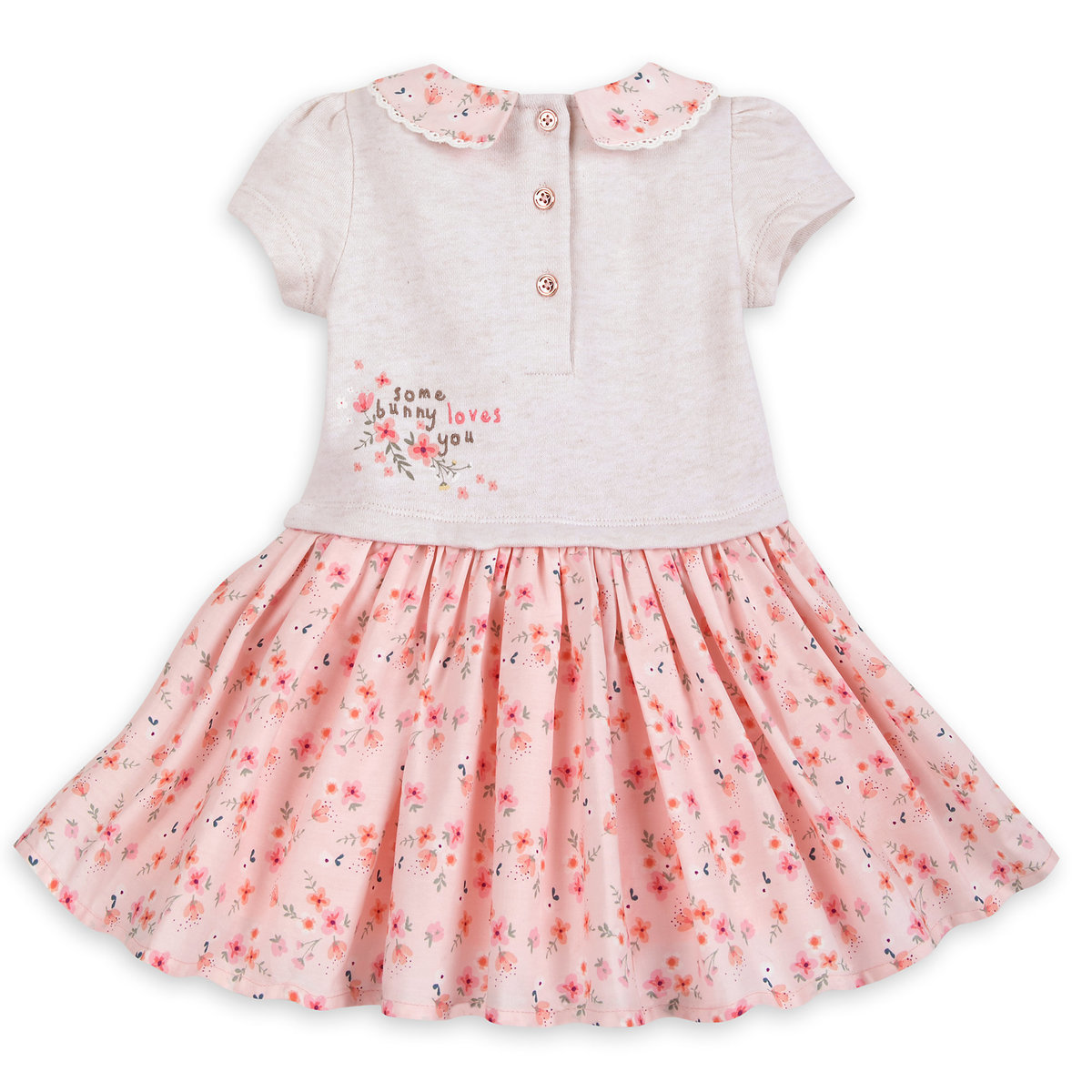 DISNEY STORE MISS BUNNY KNIT DRESS SET & HEADBAND WITH LACE COVERED BOW ADORABLE