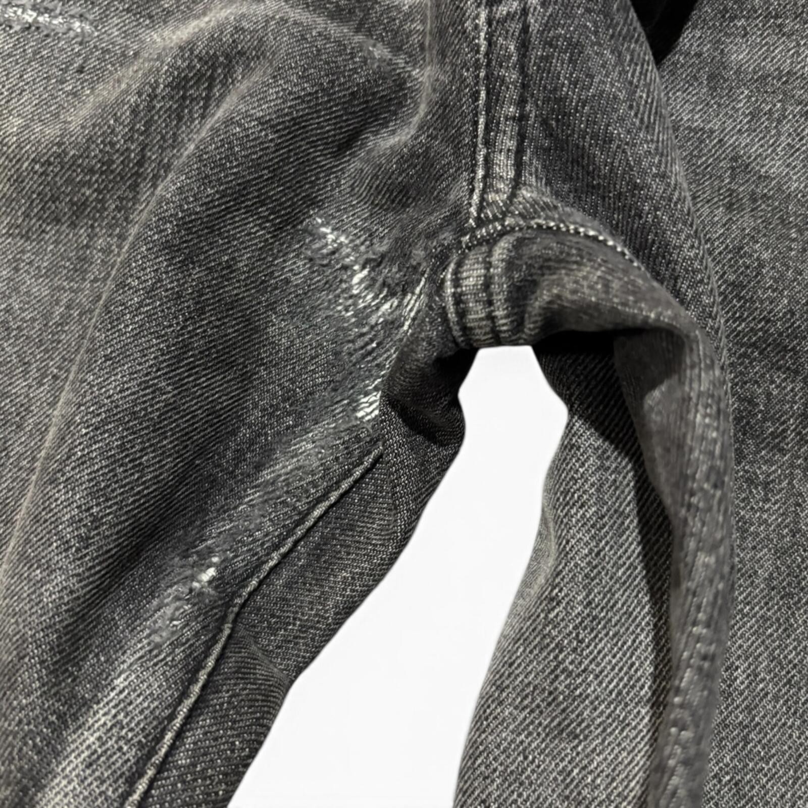 Saint Laurent Paris D02 Black Washed Denim Jeans