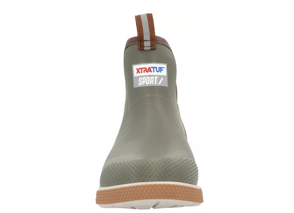 XtraTuf Men’s 6” Ankle Deck Boot Sport Fishing Boots Olive