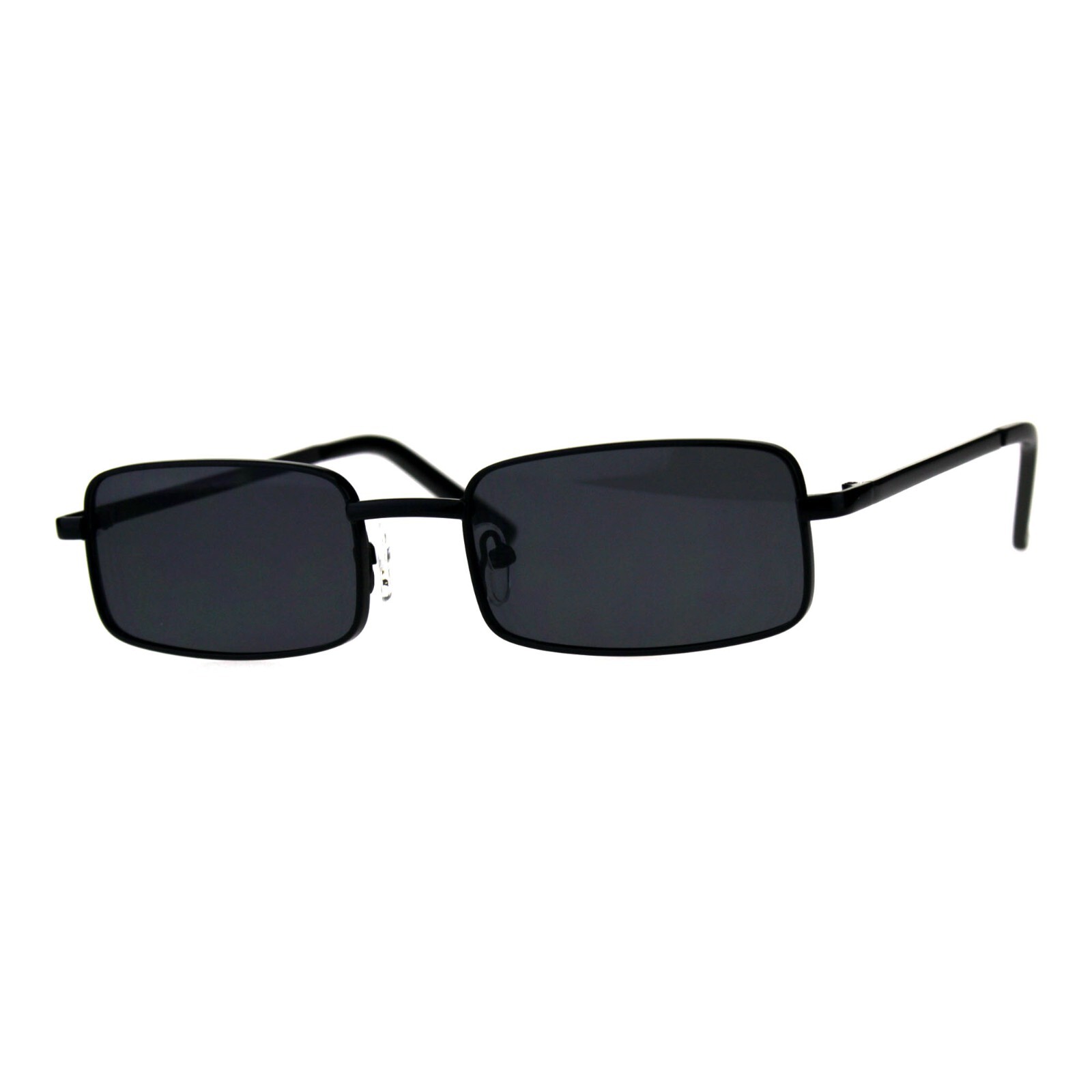 Perfect Rectangular Sunglasses Unisex Fashion Metal Frame UV 400
