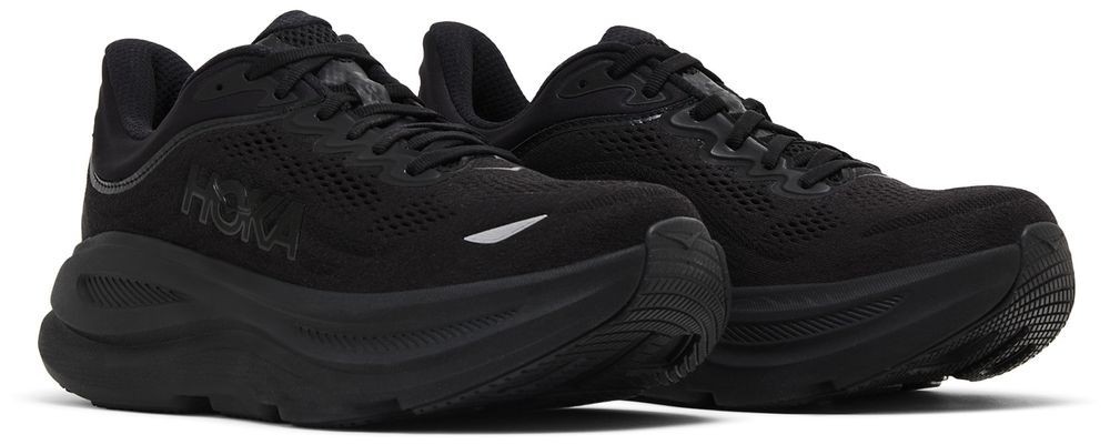 Hoka One One Bondi 9 Triple Black 1162011-BBLC Men’s Size New
