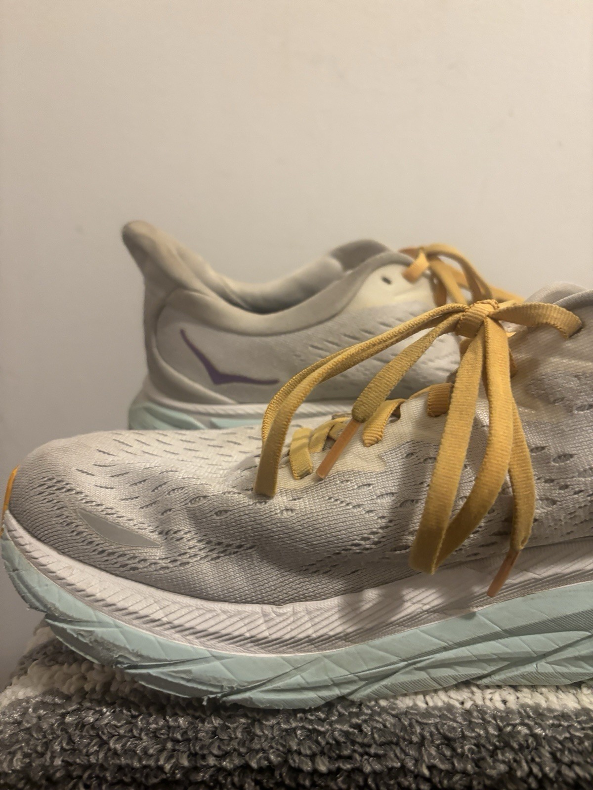 Size 11B – Hoka One One HOKA Clifton 8 Blanc De Blanc W 1119394 BDBW FE1221J