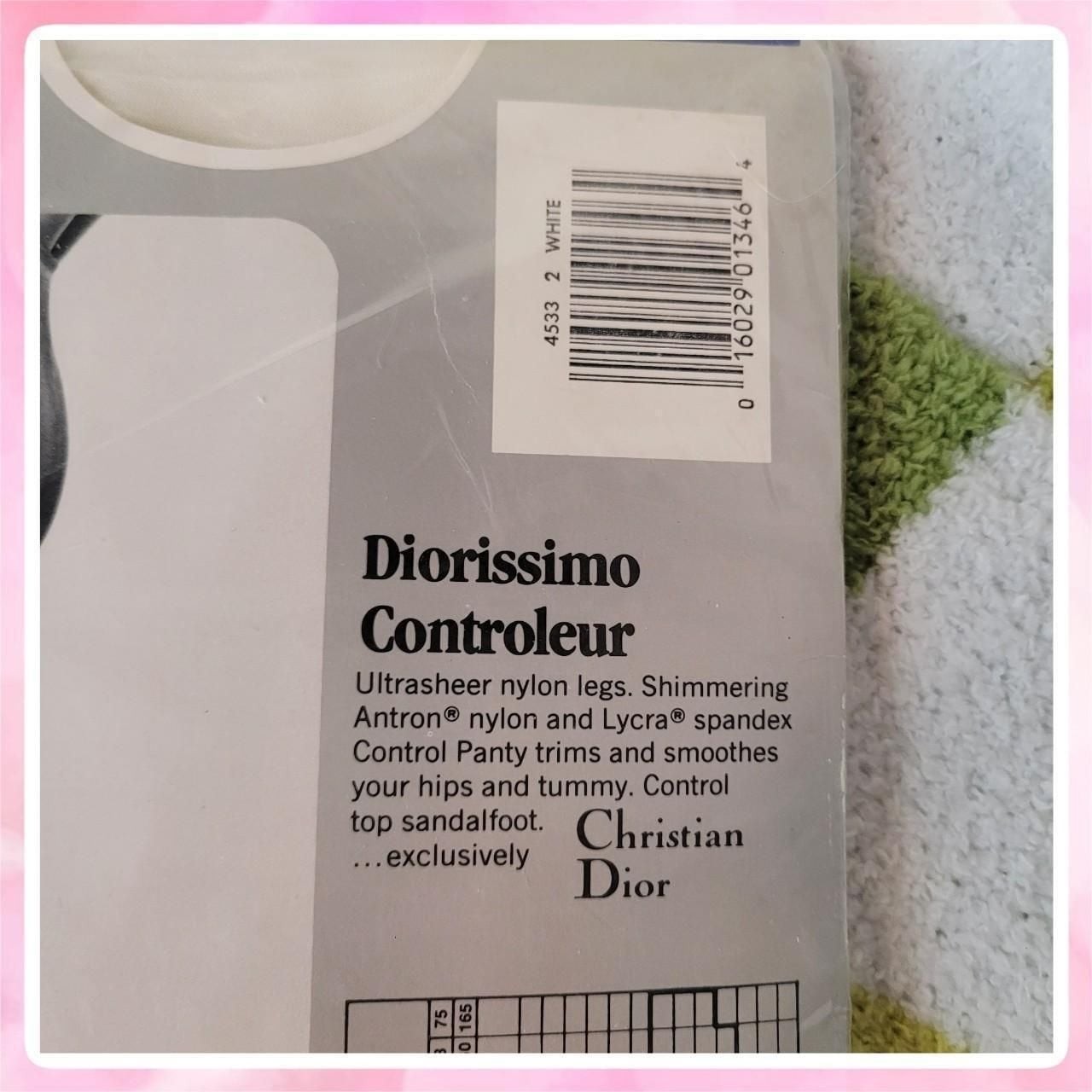 Christian Dior Diorissimo Controleur Ultrasheer Pantyhose