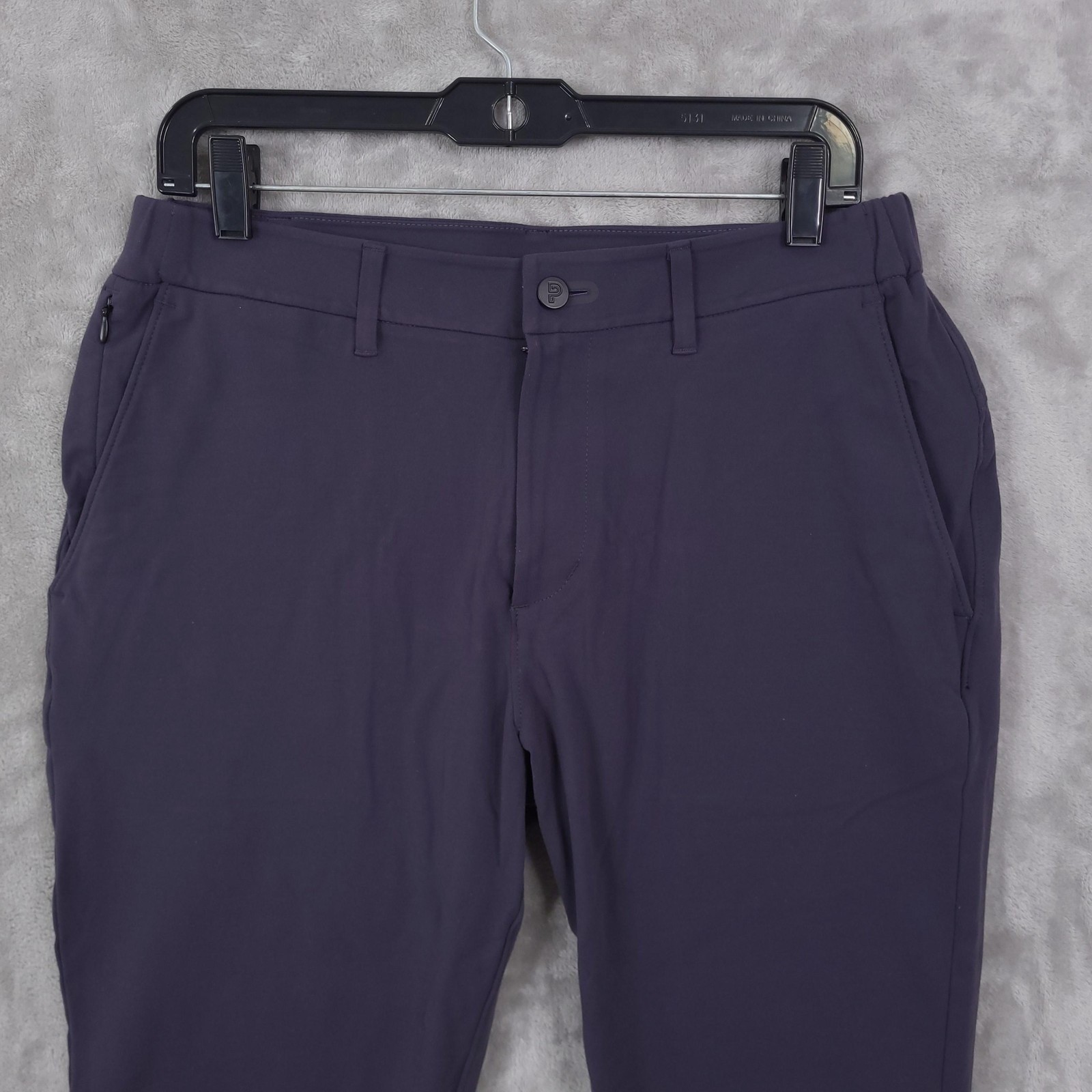 Public Rec All Day Every Day Pants Men 32×32 Fits 32×30 Purple Performance Chino