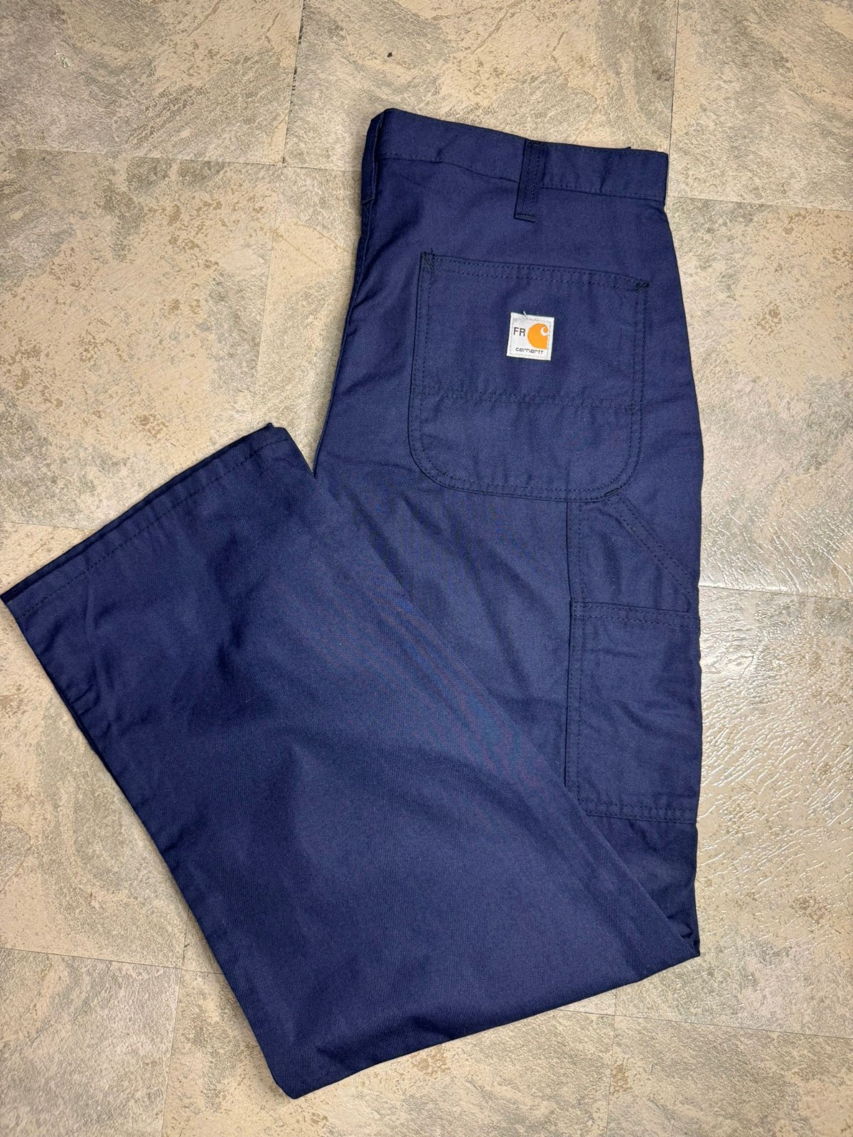 Carhartt FR Lightweight Canvas Work Pants Dungaree Navy – Men’s