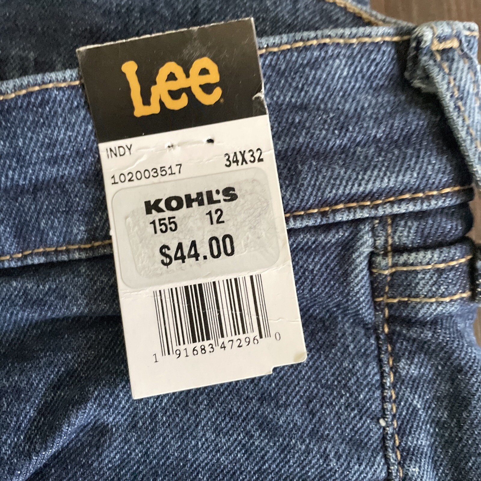 New Lee Men’s Legendary SLIM STRAIGHT jeans IN INDY color#102003517 in many size